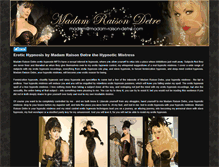 Tablet Screenshot of madam-raison-detre.com